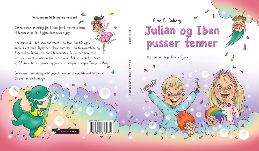 Julian og Iben pusser tenner - Kolofon Forlag