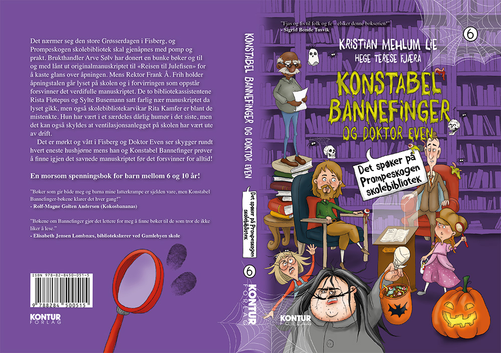 Konstabel Bannefinger - Det spøker på Prompeskogen skolebibliotek - Kontur Forlag